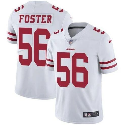 Cheap Men San Francisco 49ers 56 Reuben Foster Nike White Player Limited NFL Jersey